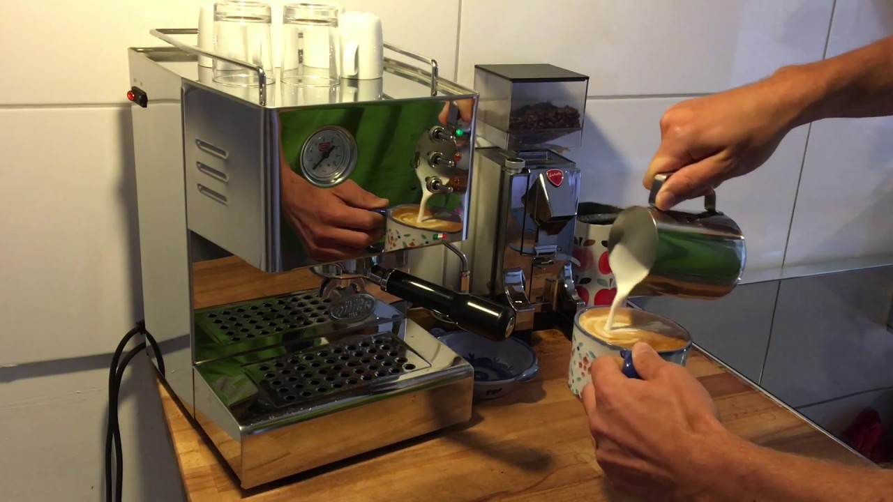 Cappuccino mit Quickmill Cassiopea 3004 + Eureka MCI Mignon