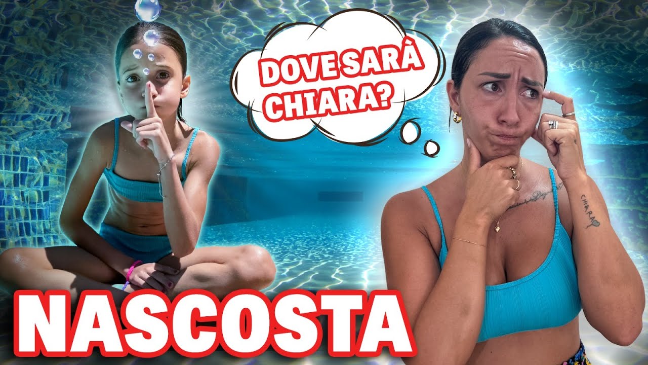 FIGLIACHIARA SI NASCONDE DENTRO LA PISCINA PER 24H , MAMMAGIULIA E' ARRABBIATA!