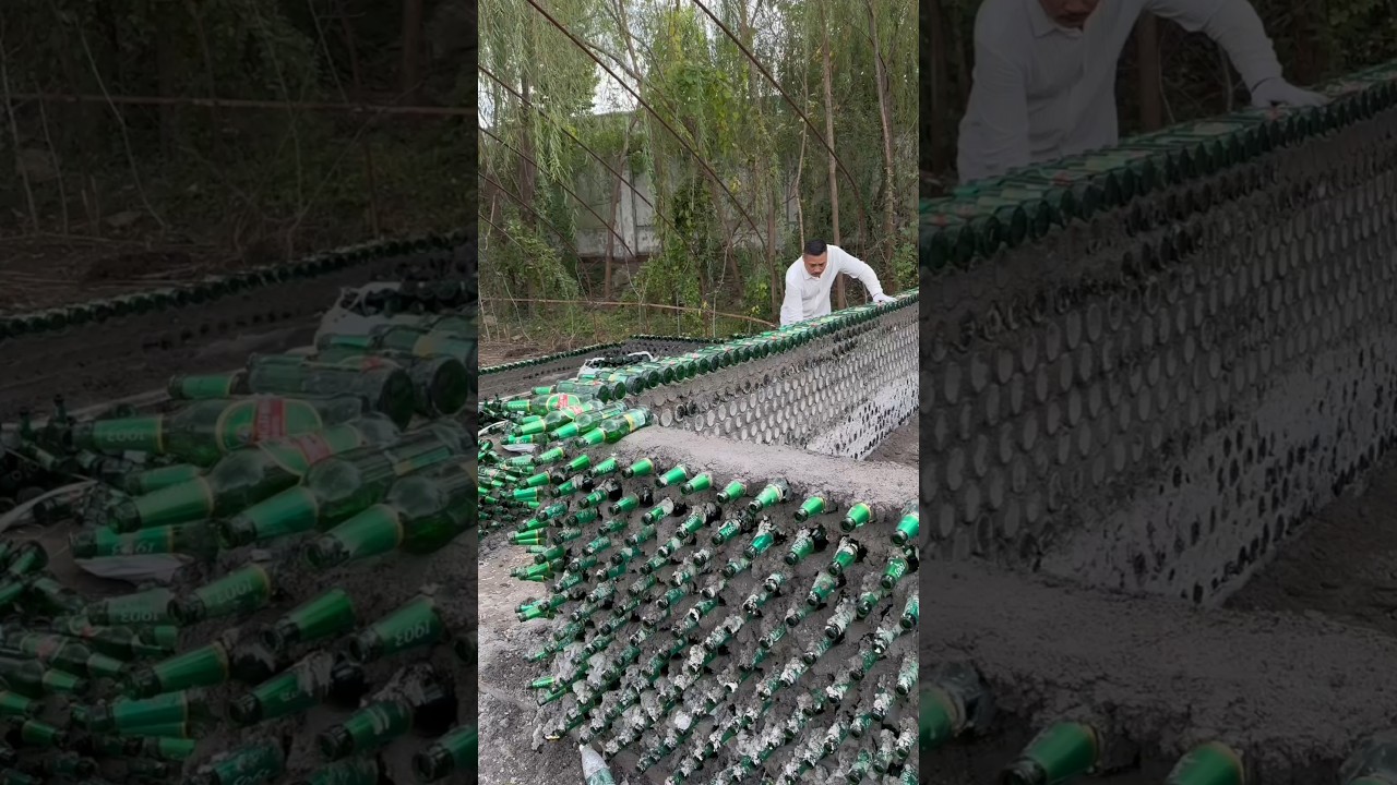 &iexcl;China construye casas con botellas de vidrio recicladas y el resultado es impactante!