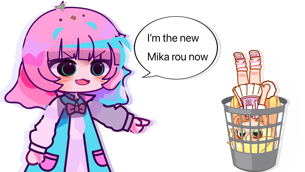New main oc for Mika rou channel 🥹😩(Gacha club) ✨