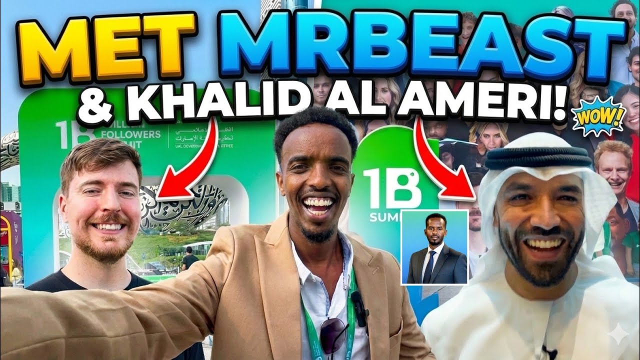 Sideen U La Kulmay MrBeast? | Waxaan La Kulmay dadka Ugu Caansan Dunida ee..