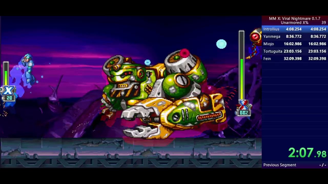 Mega Man X: Viral Nightmare (v 0.1.7) Unarmored X% 31:09