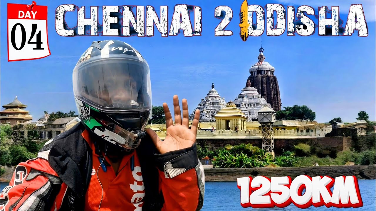 Epic Bike Ride from Chennai to Odisha 🏍️ | 1250KM Journey | Day 4 Vlog