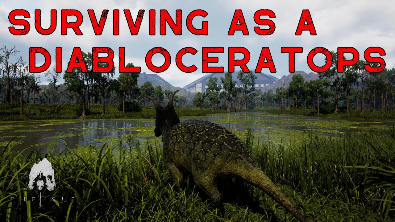 Surviving as a Diabloceratops on the Official Servers | The Isle: Evrima (HordeTest)