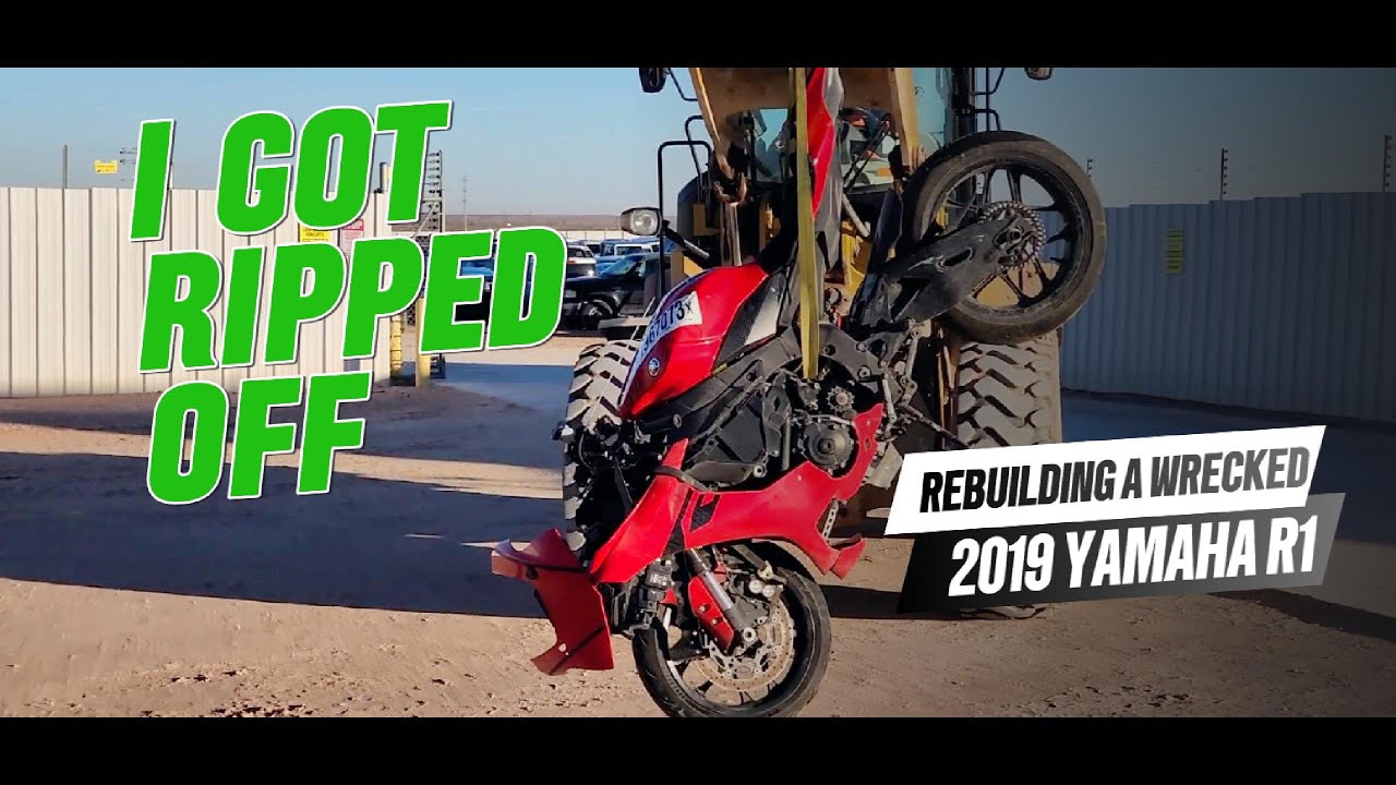 Rebuilding A Wrecked 2019 Yamaha R1 | Ep. 1