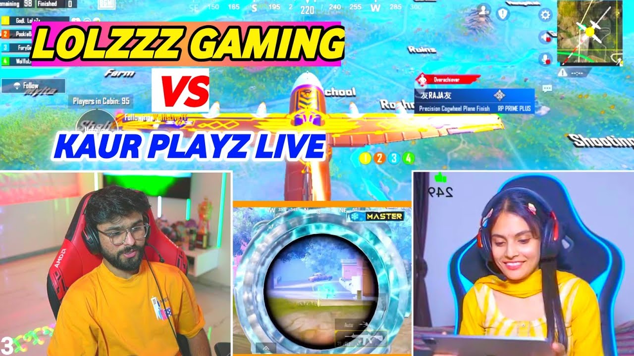 LolzZz Gaming Vs Kaur Playz Live | Kaur Playz Live Vs Lolzzz Gaming & 2 Time Fight Last