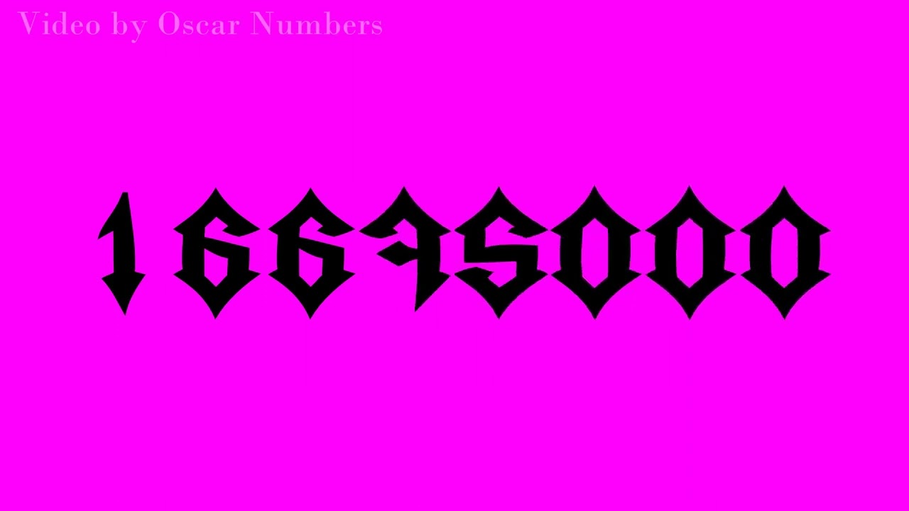 Colorful Numbers 1 to 25000000