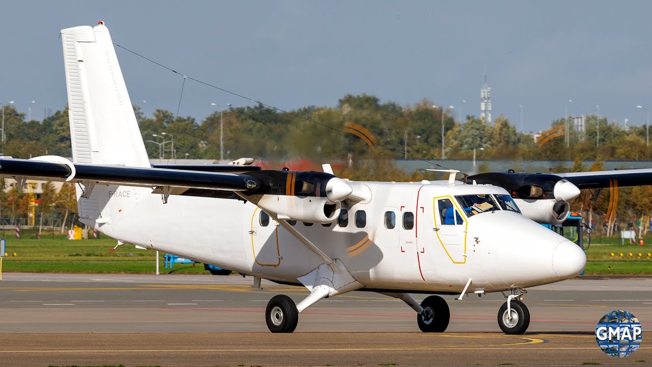 Extreme rare visitor at Schiphol airport is this French AF DHC-6 Twin Otter #military #twinotter