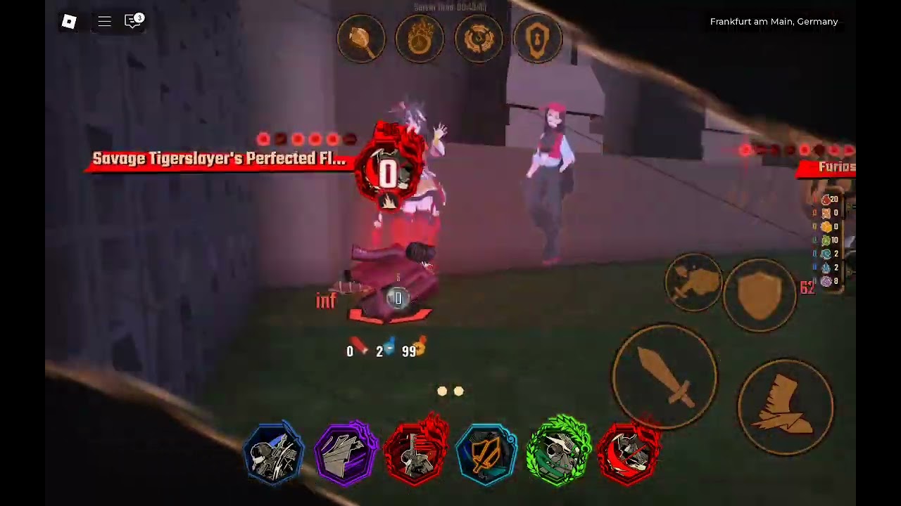 99 Limbus Game clash (Furioso Versus Savage Tigerslayer's Perfected Flurry of Blades [超絕猛虎殺擊亂斬])