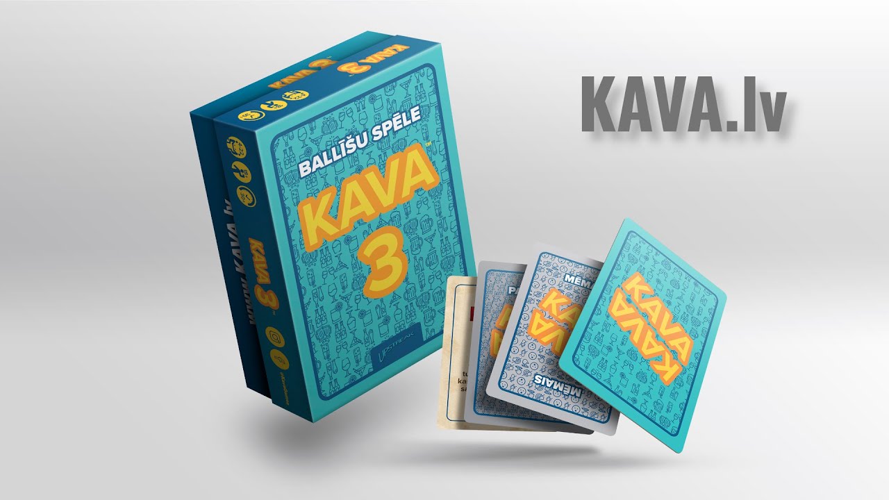 Ballī&scaron;u spēle KAVA3 unboxing - Dzer&scaron;anas spēles tre&scaron;ā daļa