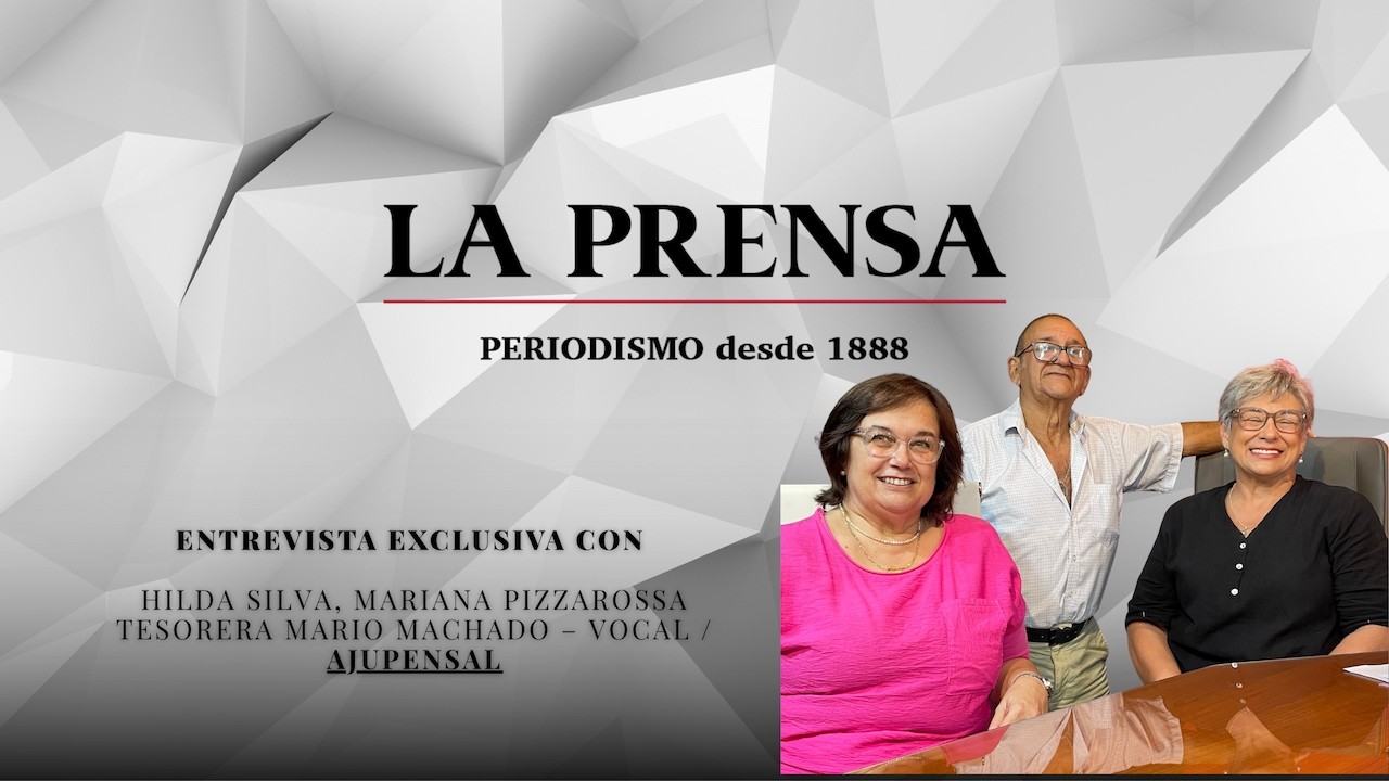 Hilda Silva, Mariana Pizzarossa tesorera Mario Machado – Vocal / AJUPENSAL