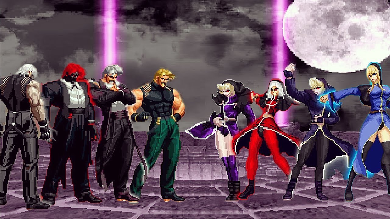 [KOF Mugen] Rugal Bernstein Team Team Vs Schlussel-Pre Team