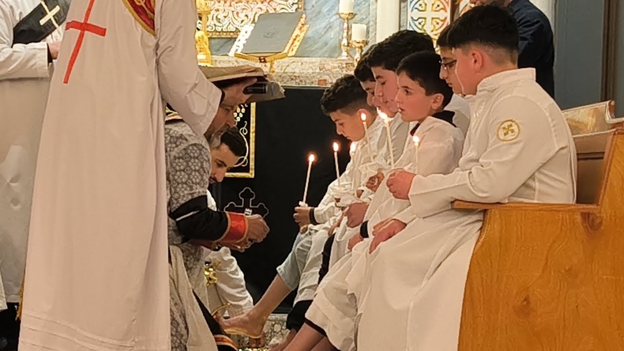 Fußwaschung، Shyogto Rozonoyto ܫܝܓܬܐ ܐ̱ܪܙܢܝܬܐ