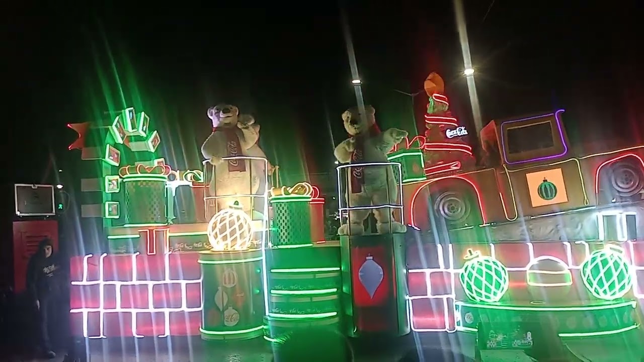 CARAVANA COCA COLA 🐻‍❄️LEON GTO 2025 ❤️