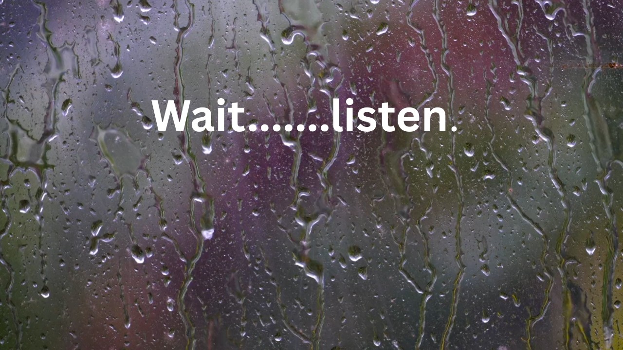 2 Minutes of Rain and a Small Reminder - The Awe of Rain on a Window.