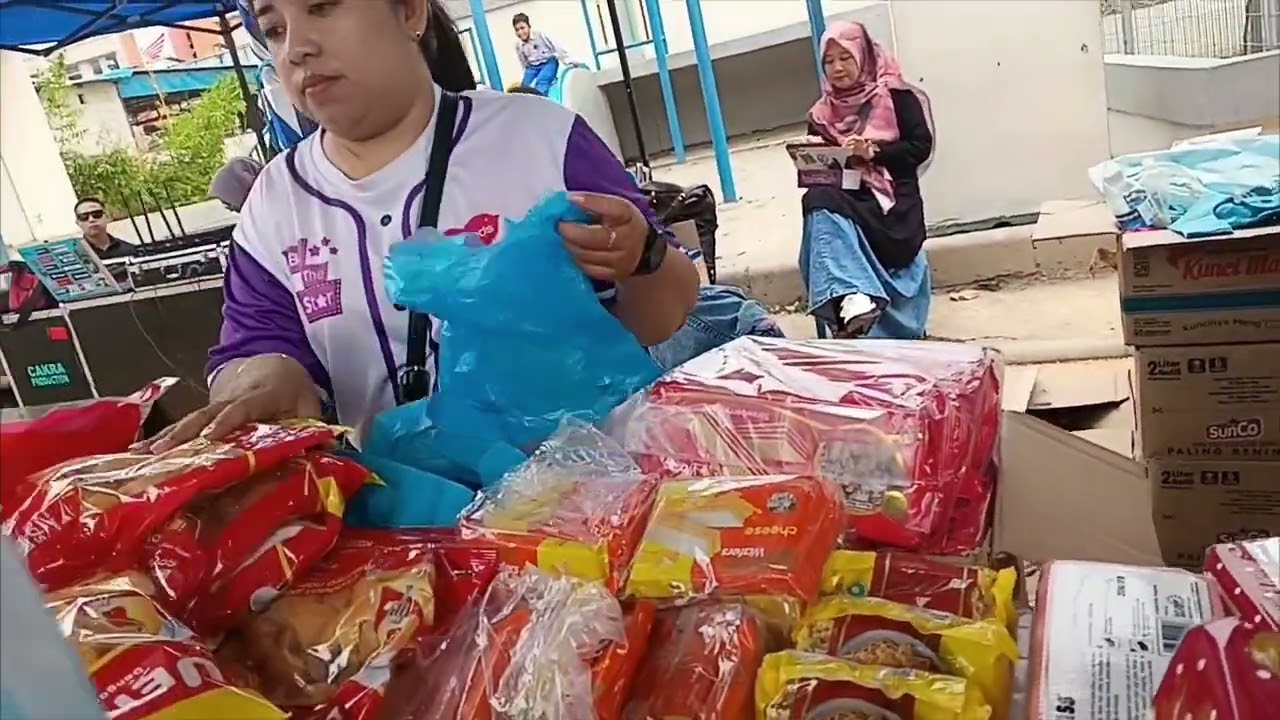 Belanja ke operasi pasar murah melcem..