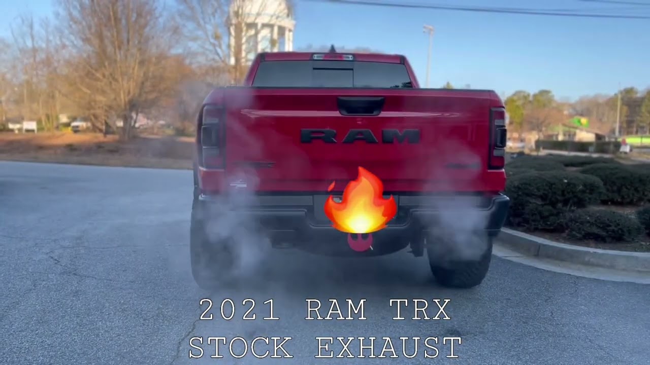2021 RAM TRX BORLA ATAK Exhaust Before & After Installation