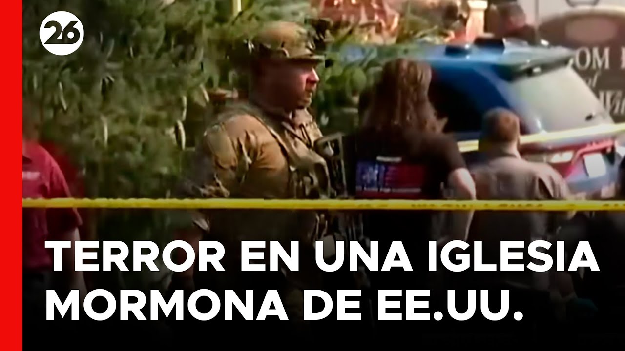 🚨 EN VIVO - EEUU | Atacante mata a 2 personas en una iglesia mormona de Míchigan: las repercusiones
