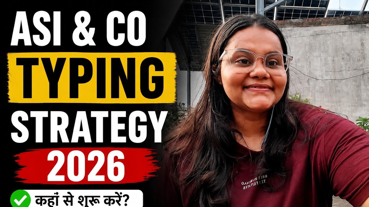 UP Police ASI & CO Typing Strategy 2026 🔥 How to Start Hindi & English Typing | Best Website