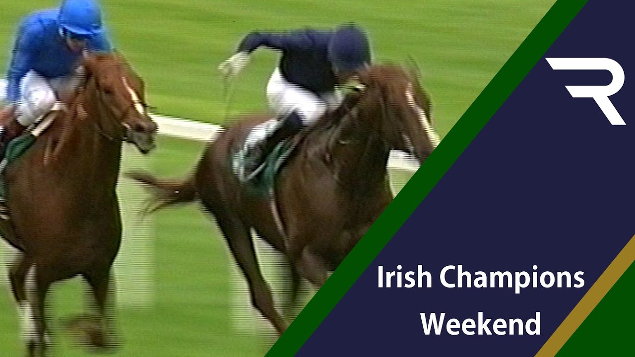 Iron Horse GIANT'S CAUSEWAY sees them all off to win the 2000 Irish Champion Stakes - his fifth G1!