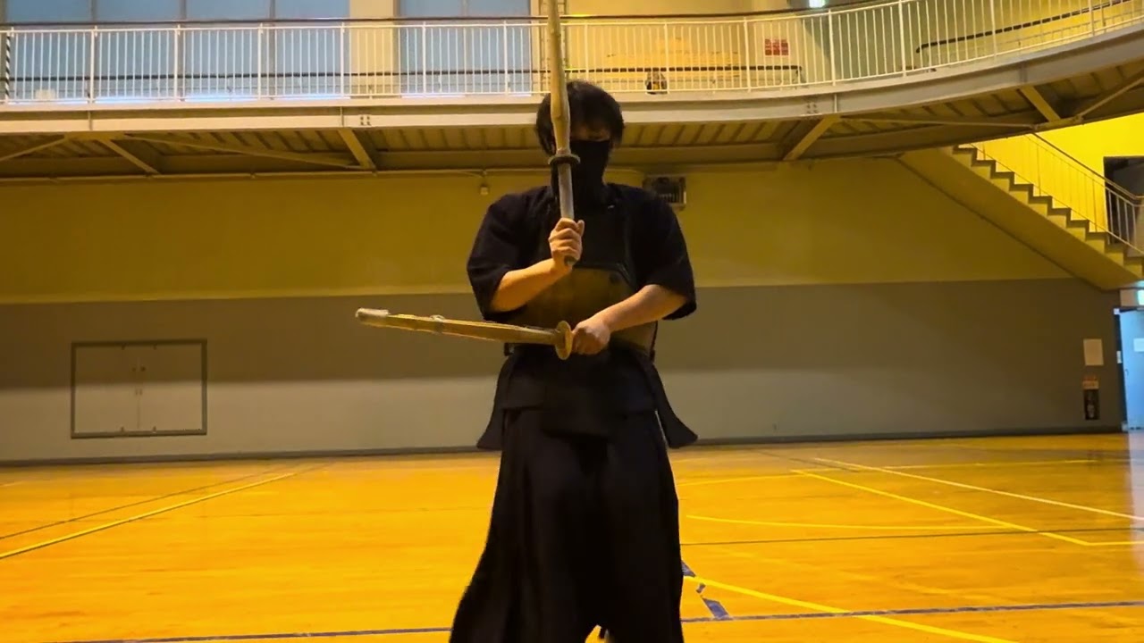 二刀 一人稽古 空間打突(確認用)