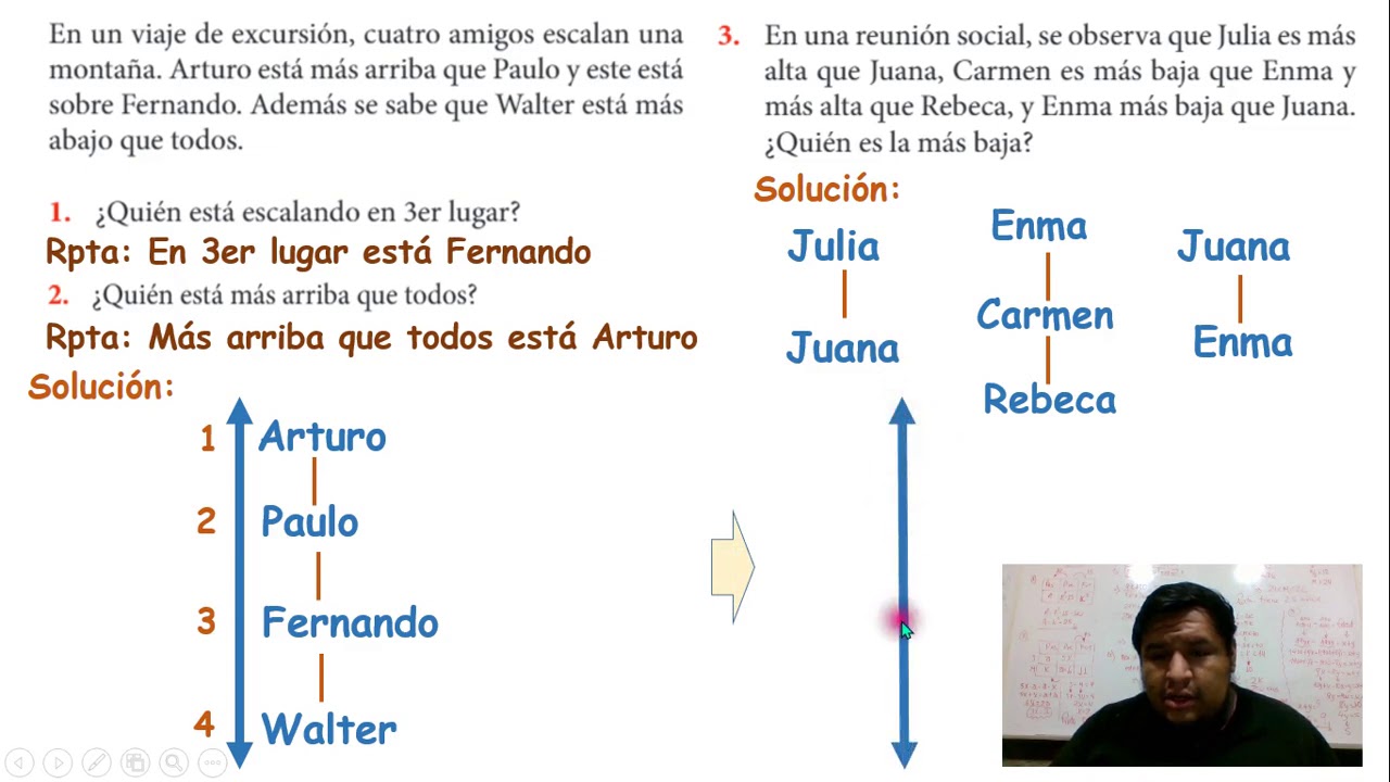 Ordenamiento Lineal / Introducción y ejercicios sencillos