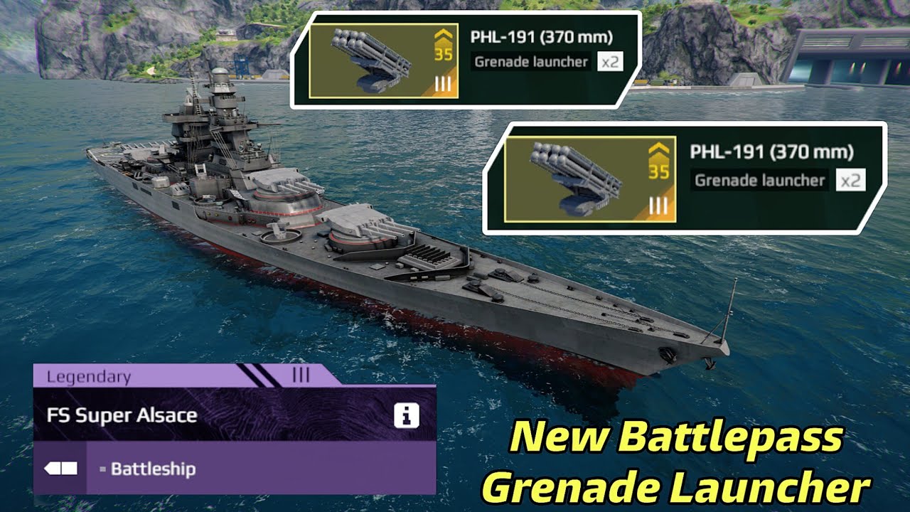FS Super Alsace With PHL-191 (370 mm) New Battle Pass Grenade Launcher! Im time traveler
