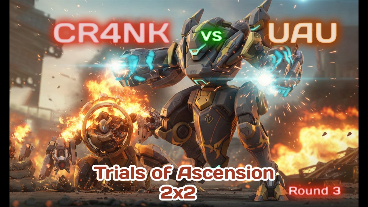 Mech Arena [CR4NK]  Vs. [UAU]. GAME FORMAT :  2V2 No Mods. Round 3