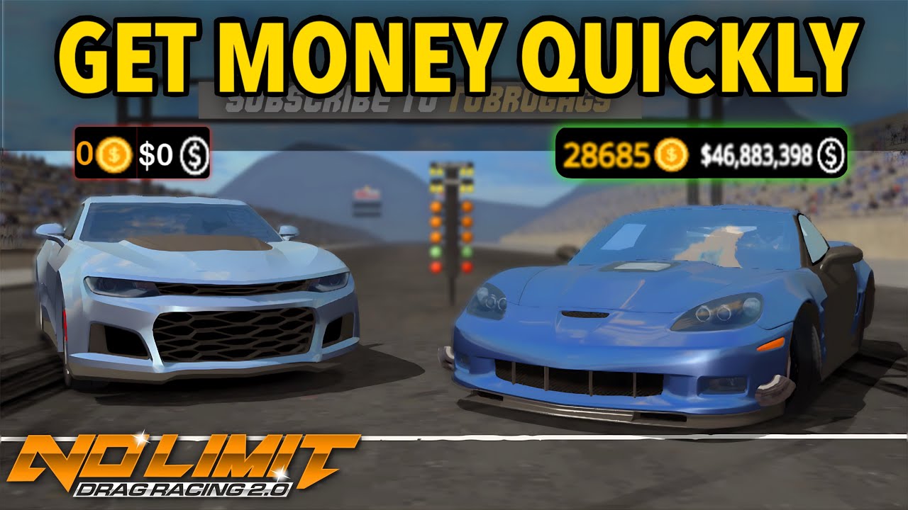 САМЫЙ БЫСТРЫЙ и ПРОСТОЙ способ заработать ДЕНЬГИ в No Limit Drag Racing 2