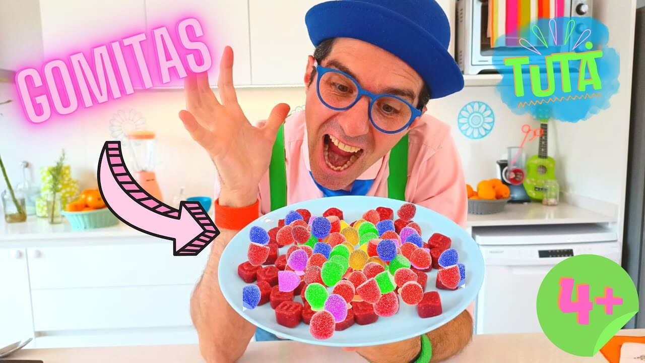 GOMINOLAS Y GOLOSINAS SALUDABLES DE FRESAS | ¡MUY SALUDABLES Y RICOS! ¿CÓMO HACER GOMITAS EN CASA?