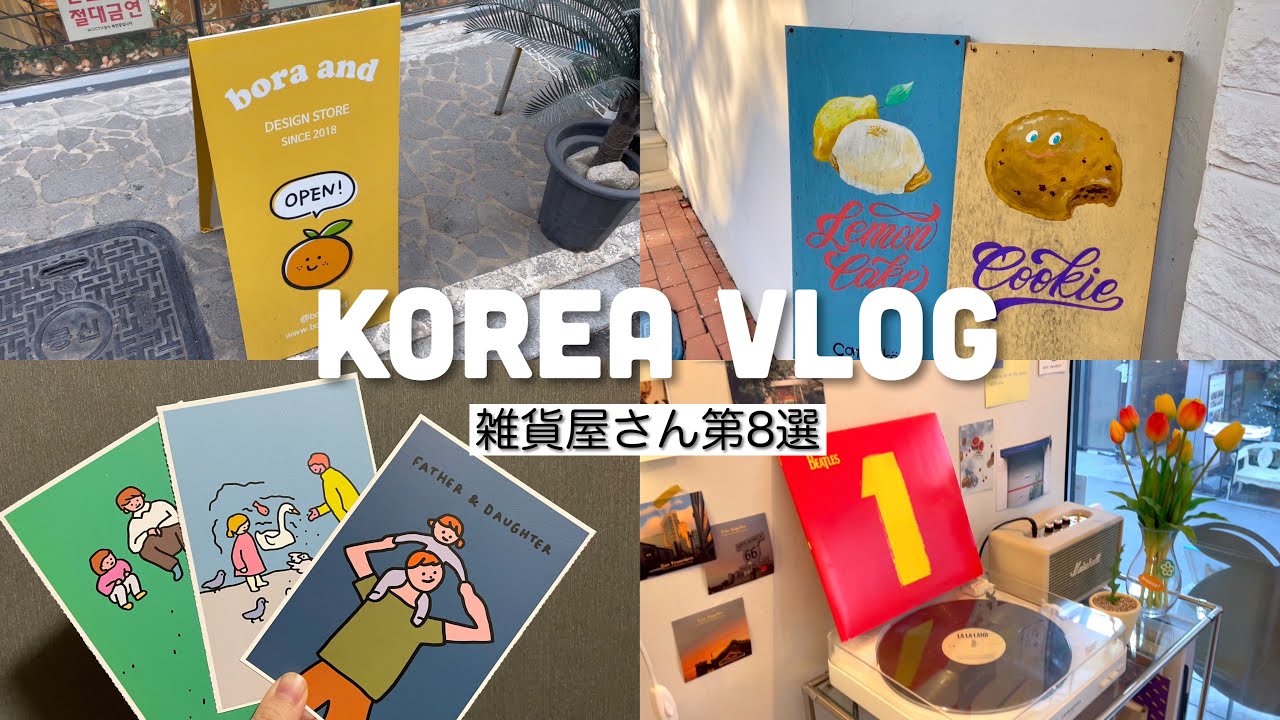 [韓国旅行vlog6] 韓国雑貨屋さん第8選/ソウル旅行 /延南洞/韓国購入品/ホンデ