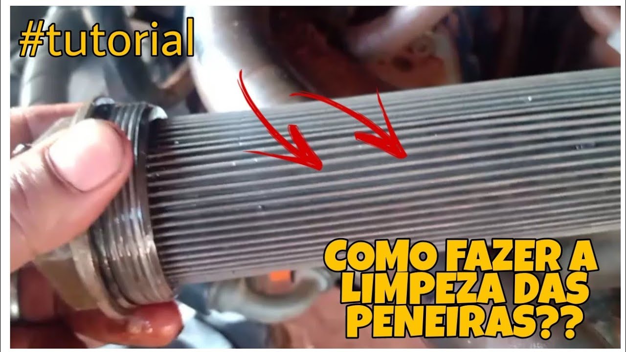 #tutorial COMO FAZER LIMPEZA ADEQUADA DAS PENEIRAS DO RESERVATÓRIO HIDRÁULICO