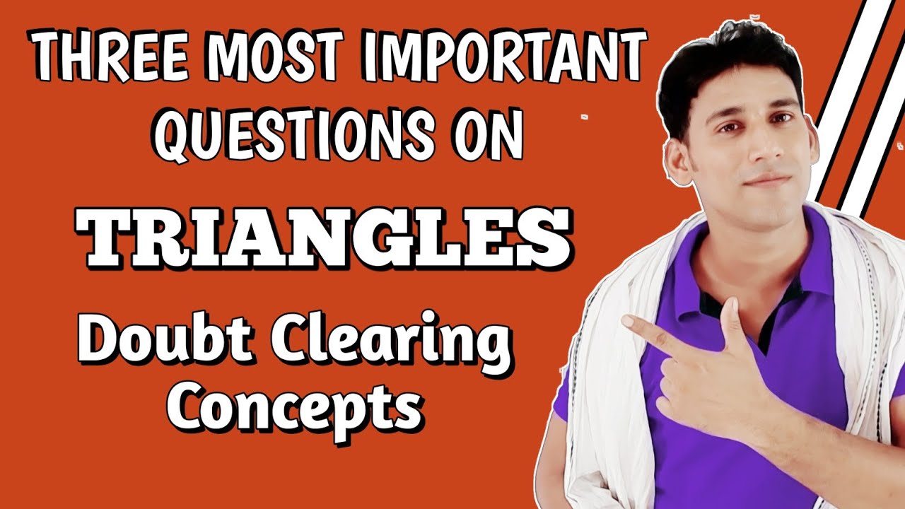 Most Important Questions Of Triangles : Class 9 : Construction Based Questions In Geometry : Ujjwal
