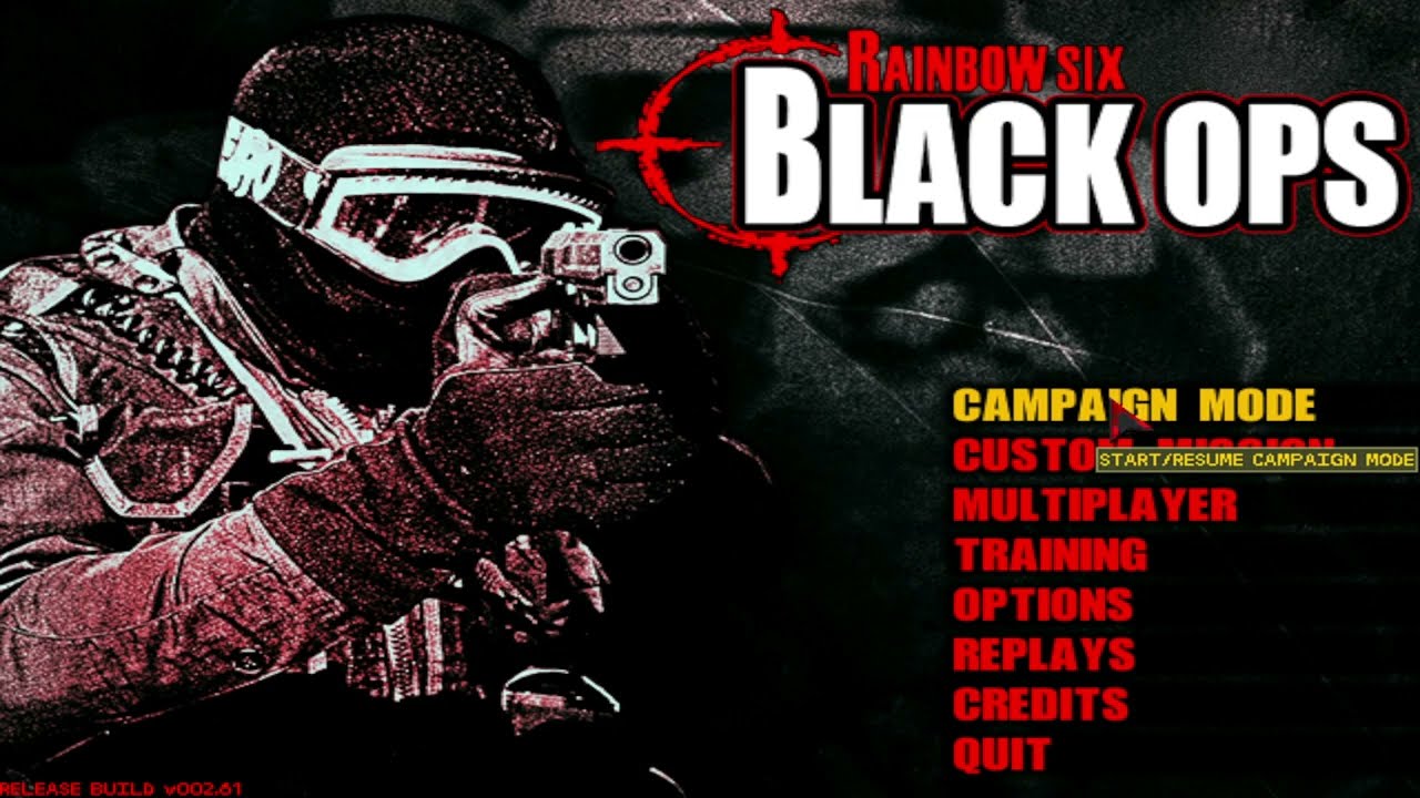 Mindblowing CT/HRT Tac Masterpiece - Rainbow Six Black Ops New Version - Campaign Run