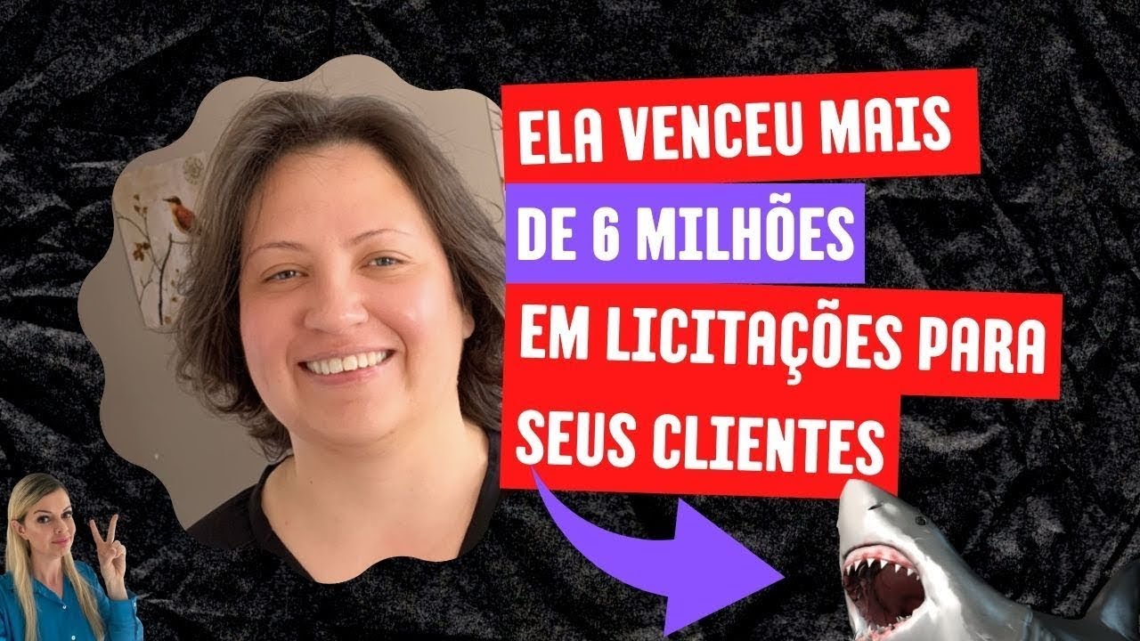 Ela venceu mais de 6 milhões em Licitações para seus clientes, se tornando analista master 10k