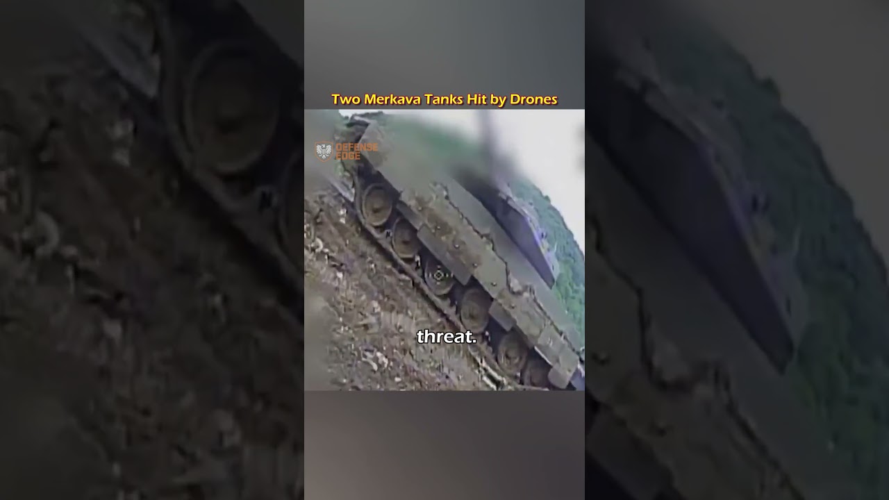 Hezbollah Drone Strike: Two Merkava Tanks Hit in Wadi al-Ayoun!