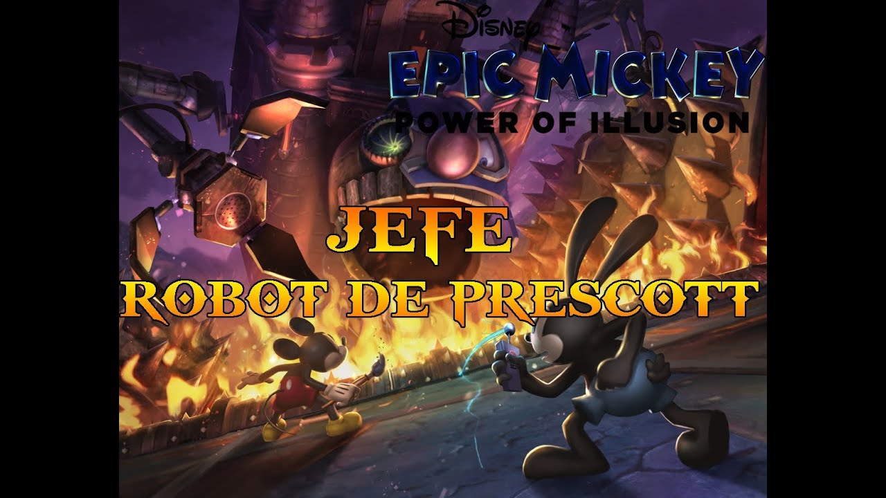 Epic Mickey 2 Jefe Robot de Prescott