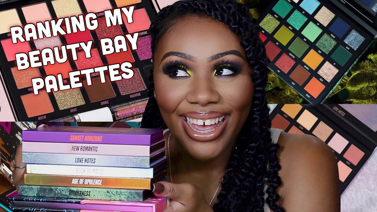 RANKING MY BEAUTY BAY EYESHADOW PALETTES | ASK WHITNEY
