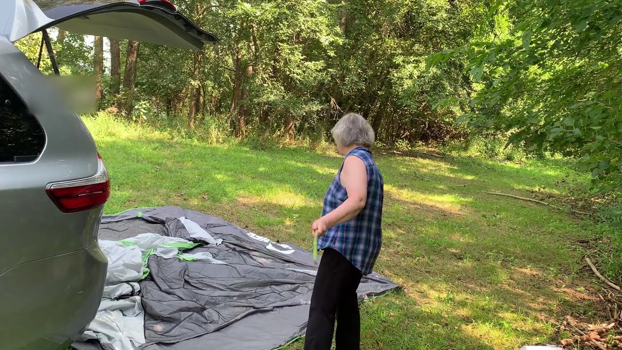 Setting Up The SUV Tent By My Onesie