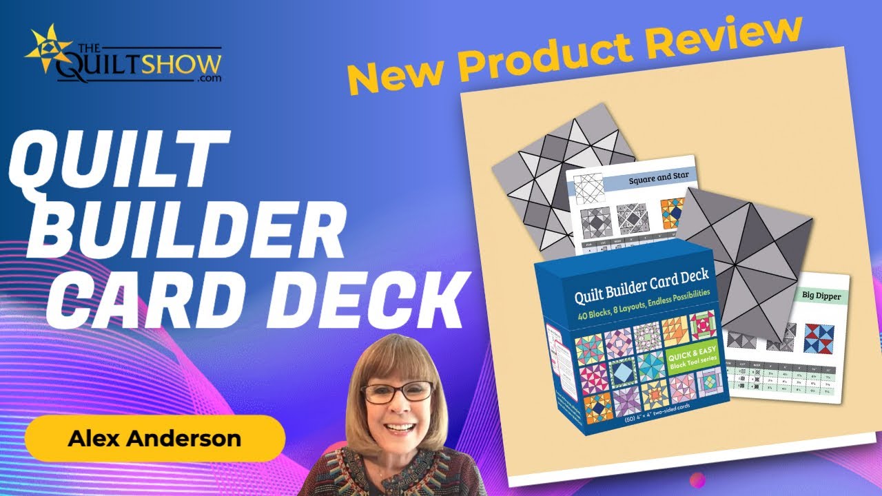 New Product Review - Quilt Builder Card Deck by C&T Publishing