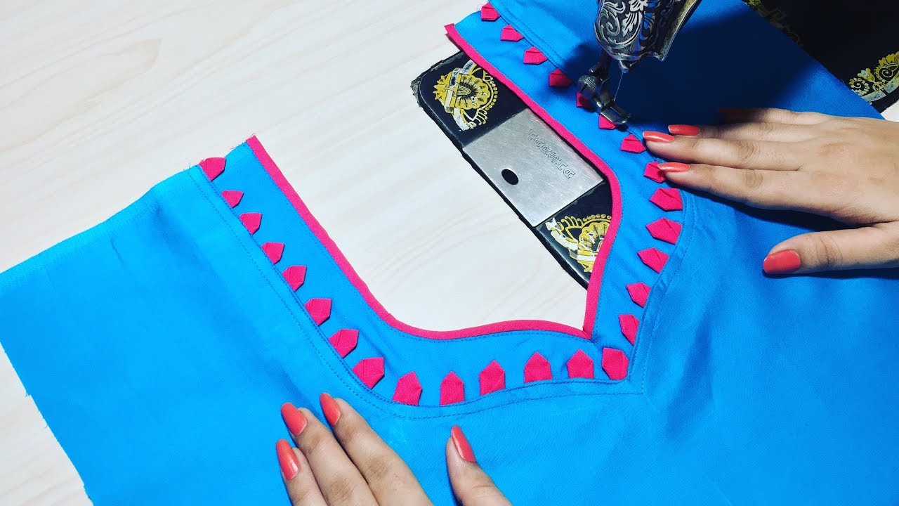 Churidar Neck design cutting and stitching || trendy Fashion