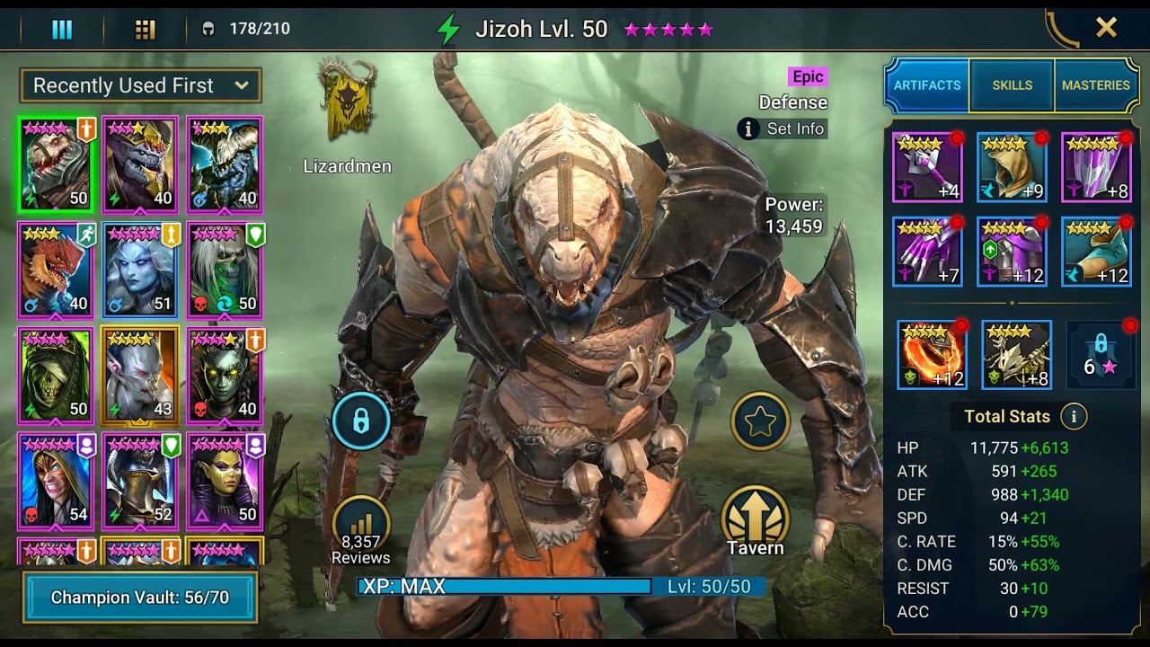 Raid Shadow Legends: Jizoh - Lizardmen Faction