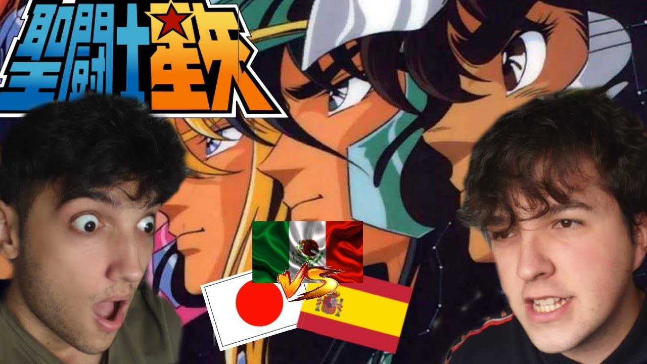 ESPAÑOLES REACCIONAN A CABALLEROS DEL ZODIACO / SAINT SEIYA / OPENING 1 EN LATINO VS ESPAÑOL