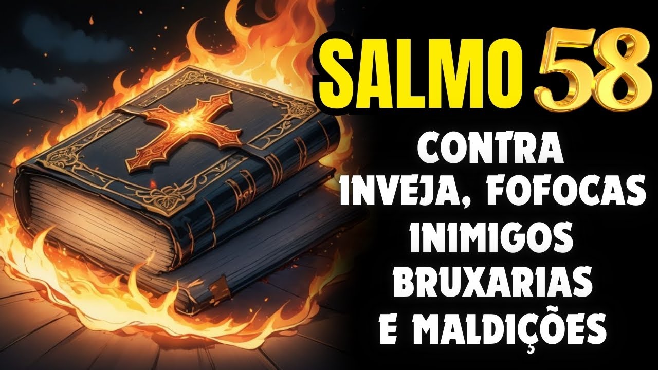 Salmo 58: DESTRÓI Feitiçaria, Inveja, Feitiços e Pragas lançadas por Falsos Amigos.