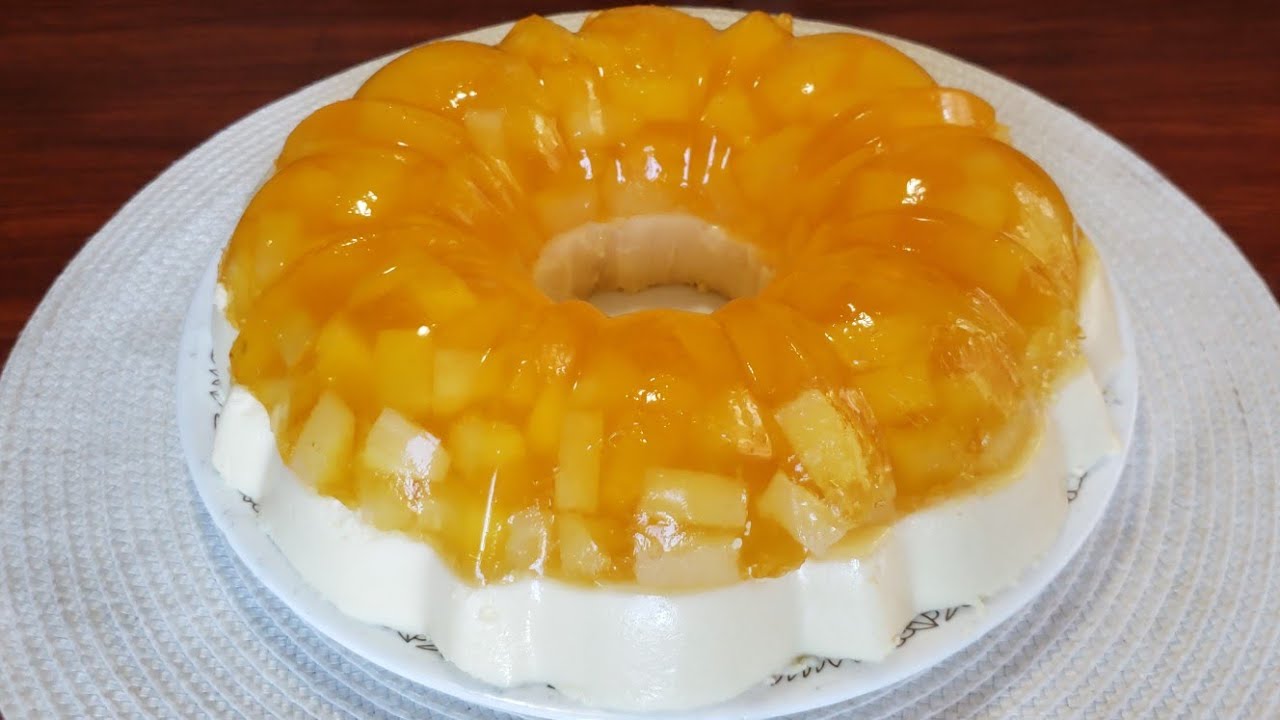 POSTRE CON SÓLO 3 INGREDIENTES / POSTRE DE PIÑA 🍍   #moussedegelatina