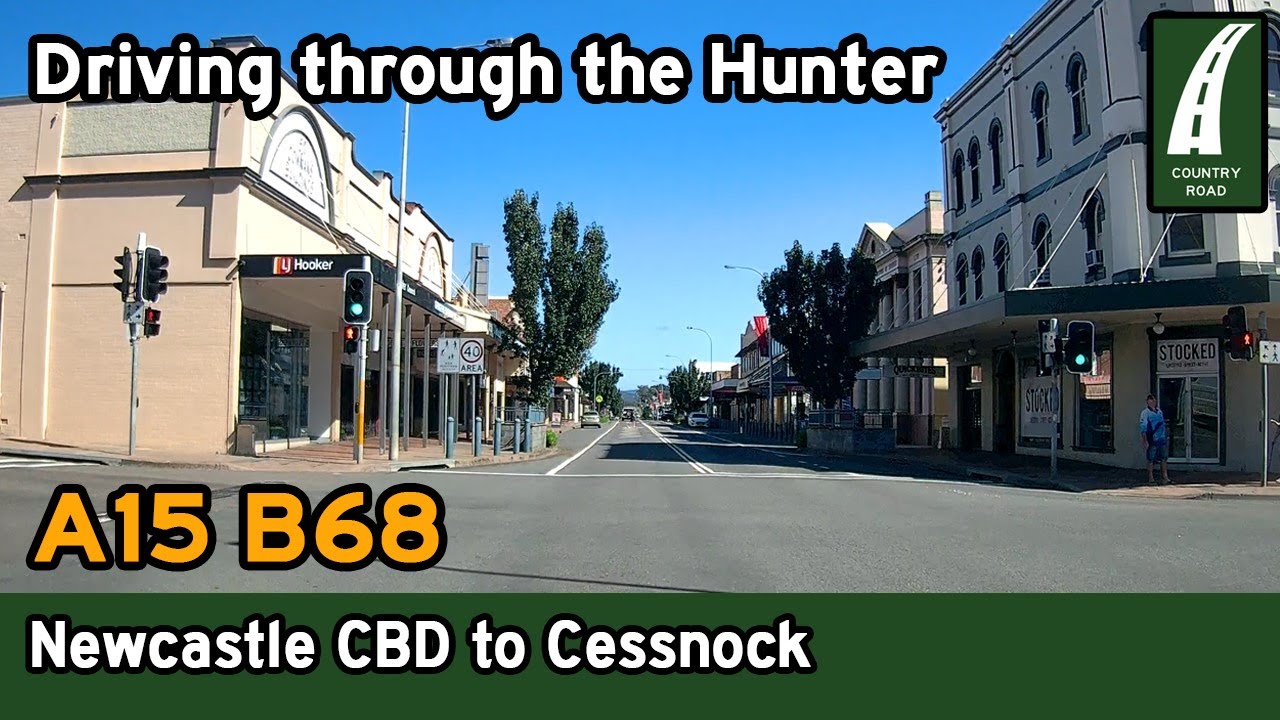 Driving from Newcastle to Cessnock via Kurri Kurri - Hunter NSW [4K]