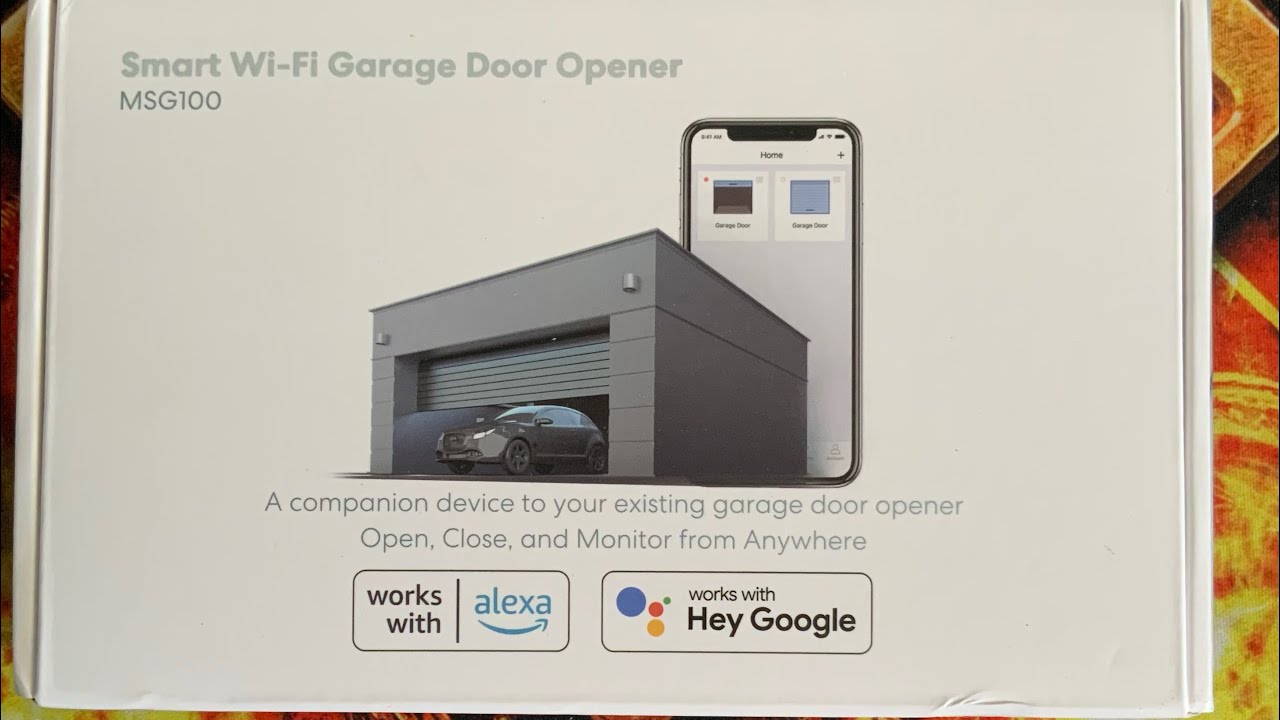 Installation boîtier connecté ouvre porte de garage 👍