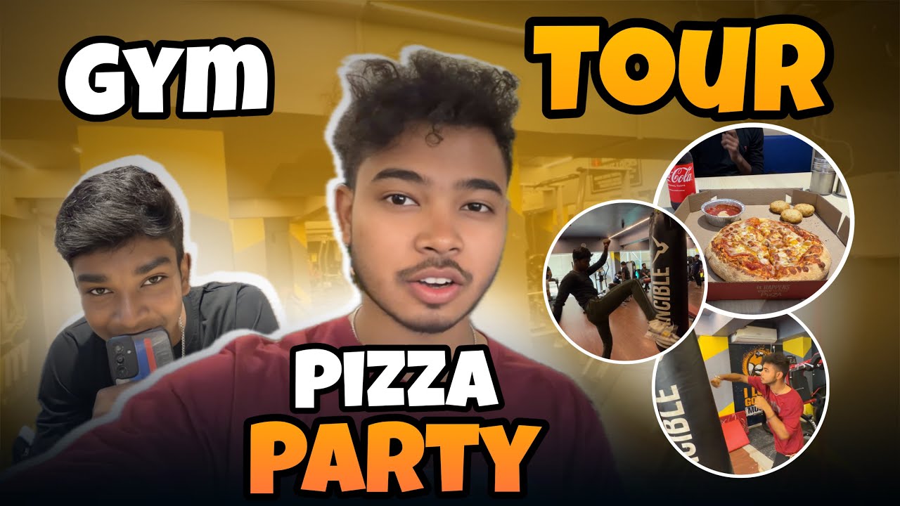 Gym Tour Deke Full Workout kiya!💪 Uske Baad Domino’s Pizza Party?😋🍕| Rohit’s Ramblings Vlogs