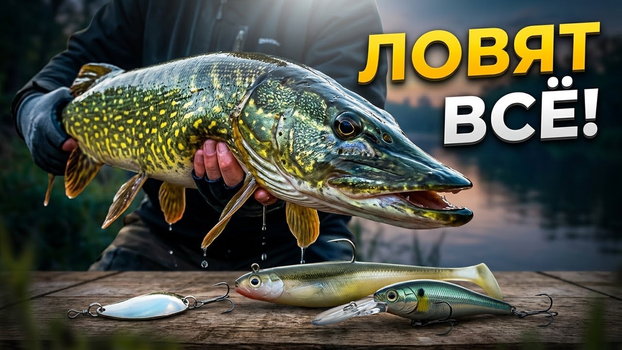 Всего 3 приманки и ты поймаешь любого хищника!