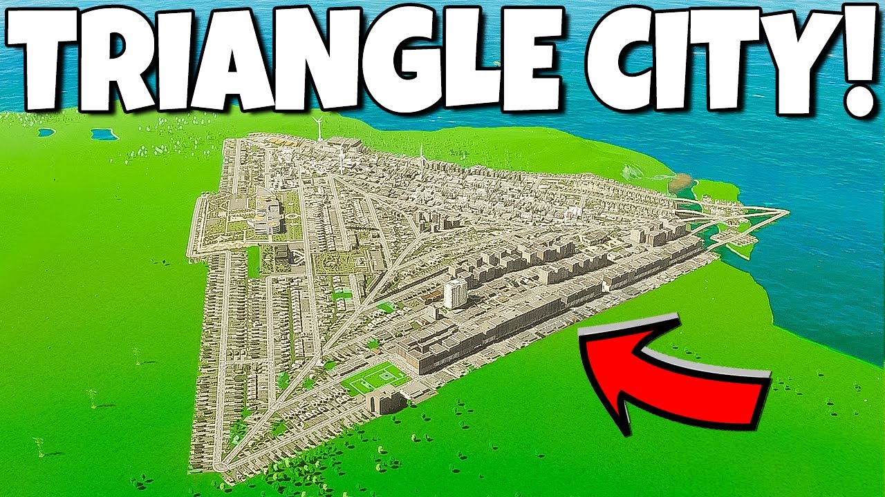 Engineering the perfect TRIANGULAR CITY in Cities Skylines 2!